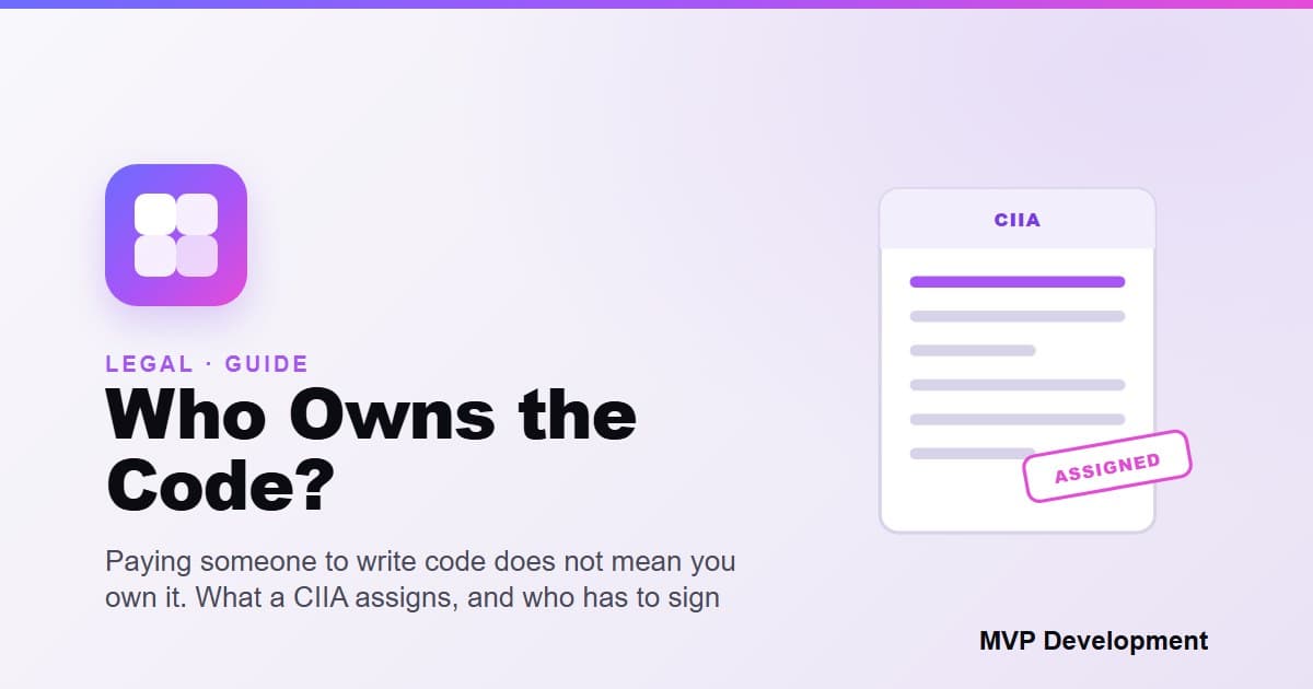 CIIA agreement explained for founders: a confidential information and invention assignment agreement assigns to your company anything the signer invents during the work. Employees, contractors, advisors and the founders themselves should sign one.